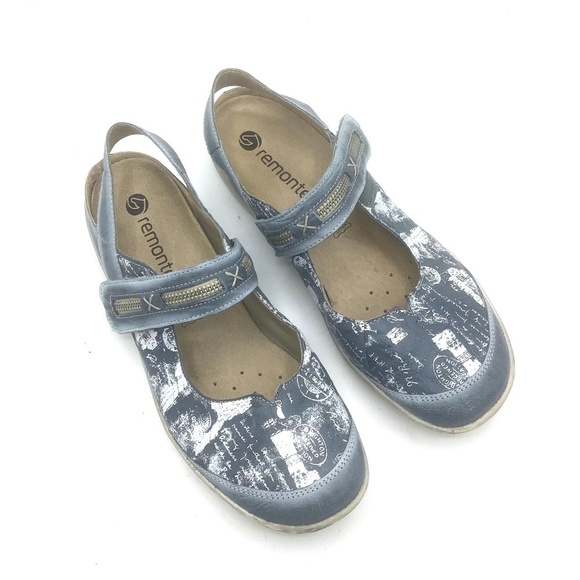 Remonte Mary Lane Shoes Newspaper Print - Picture 4 of 13